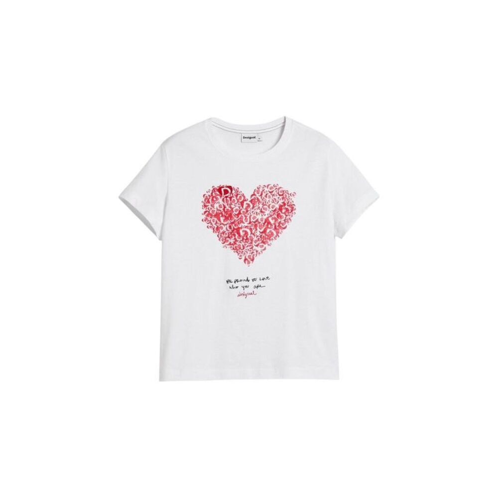 Desigual White Cotton Women's T-Shirt